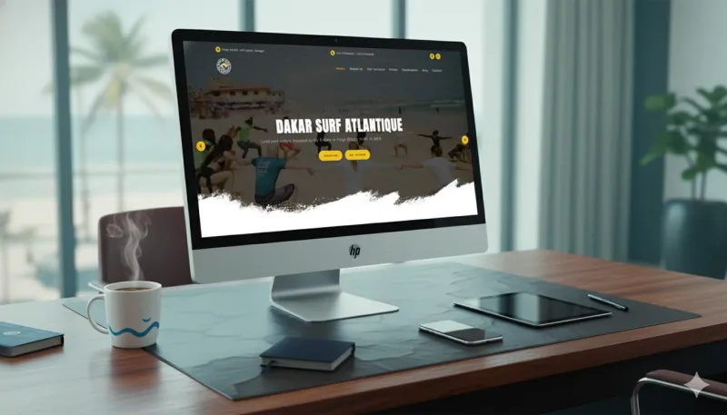 Refonte du site web de Dakar Surf Atlantique