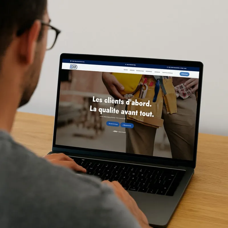 Création du site web de Quincaillerie Lansar SLM