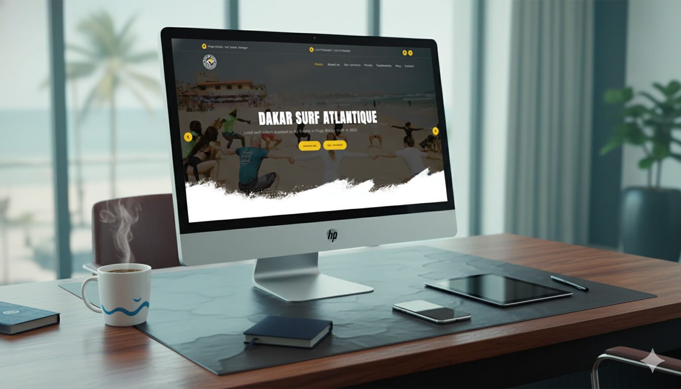 Refonte du site web de Dakar Surf Atlantique