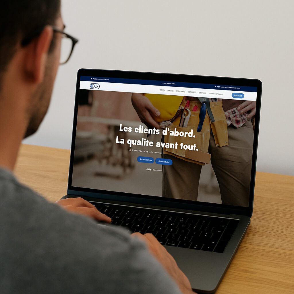 Création du site web de Quincaillerie Lansar SLM