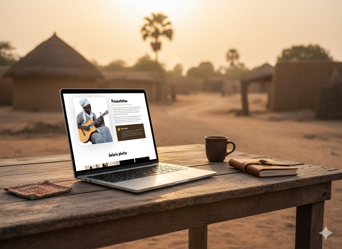 Création du site web de La Case du Conteur